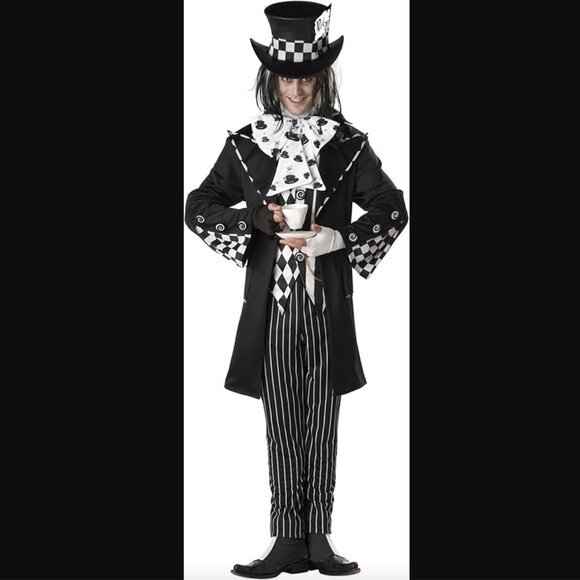 Dark Mad Hatter Men's Costume Size L Large - Picture 1 of 3